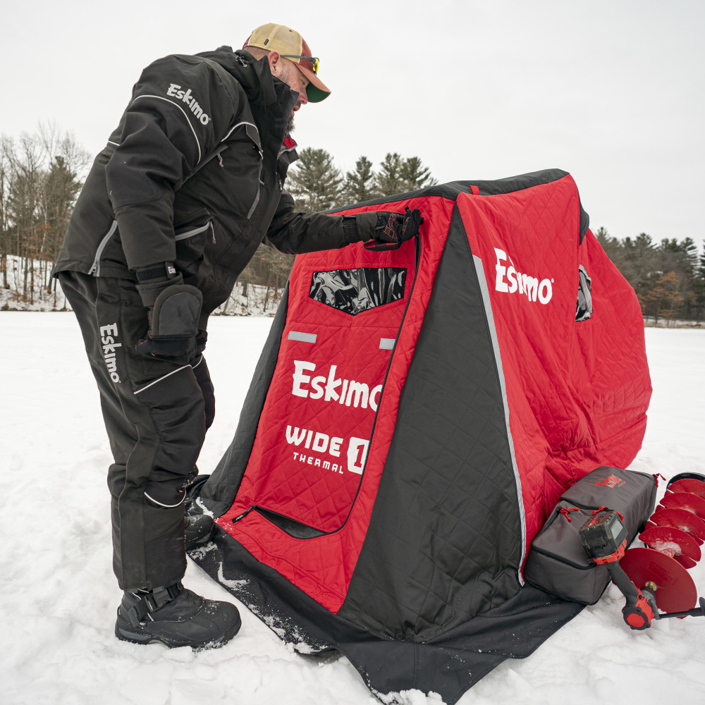 Eskimo Wide 1 Thermal Ice Fishing House Portable ;