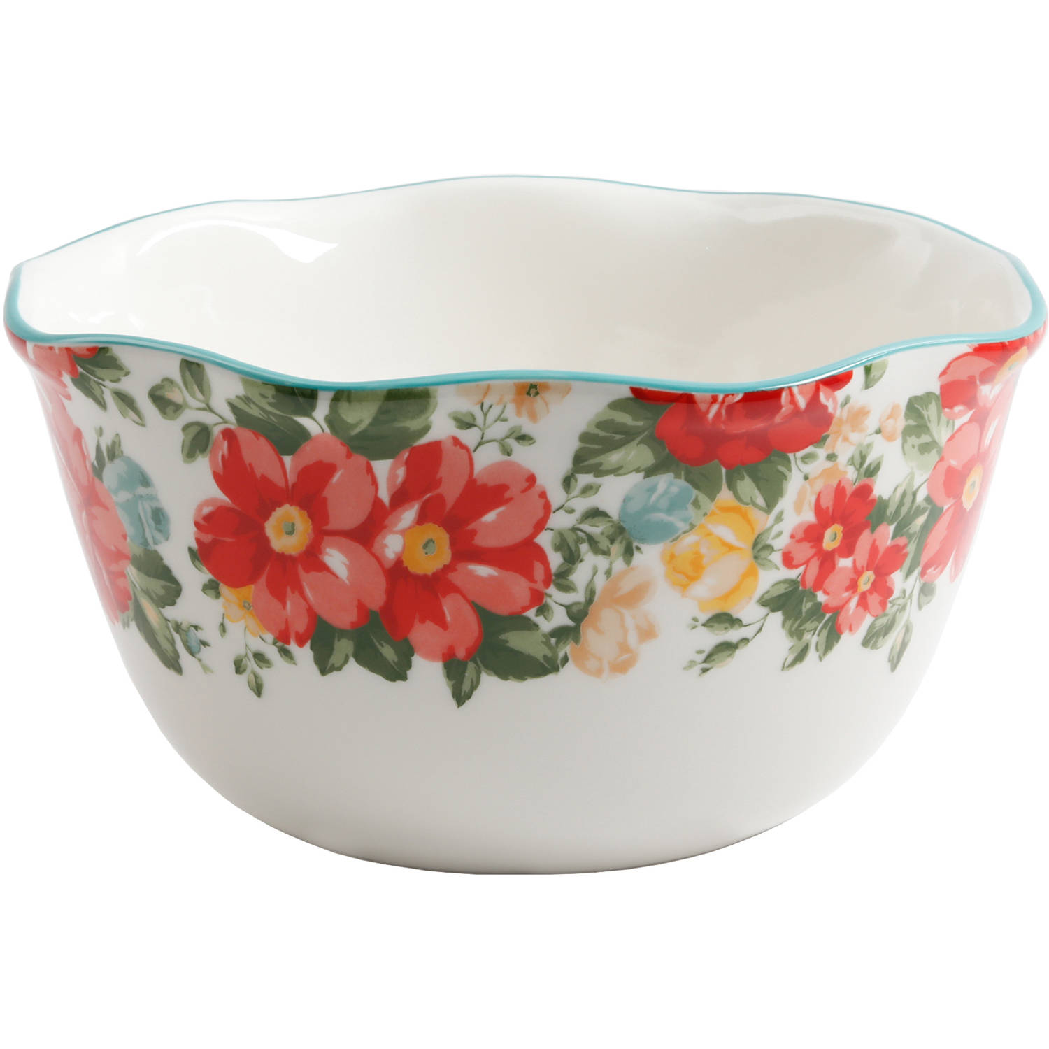 The Pioneer Woman Vintage Floral 3-Piece Serving Bowl Set