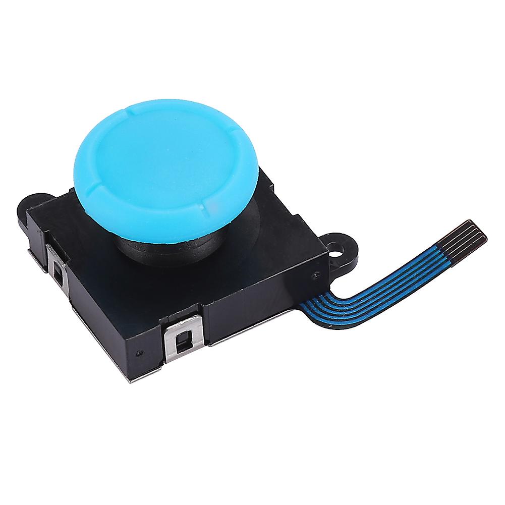 2pcs Left And Right Analog 3d Joystick Rocker With Cap For Switch Console Accessoryblue