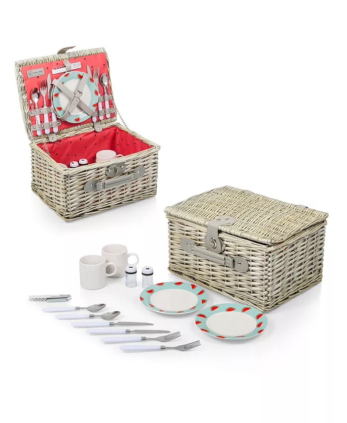 Picnic Time Watermelon Catalina Picnic Basket