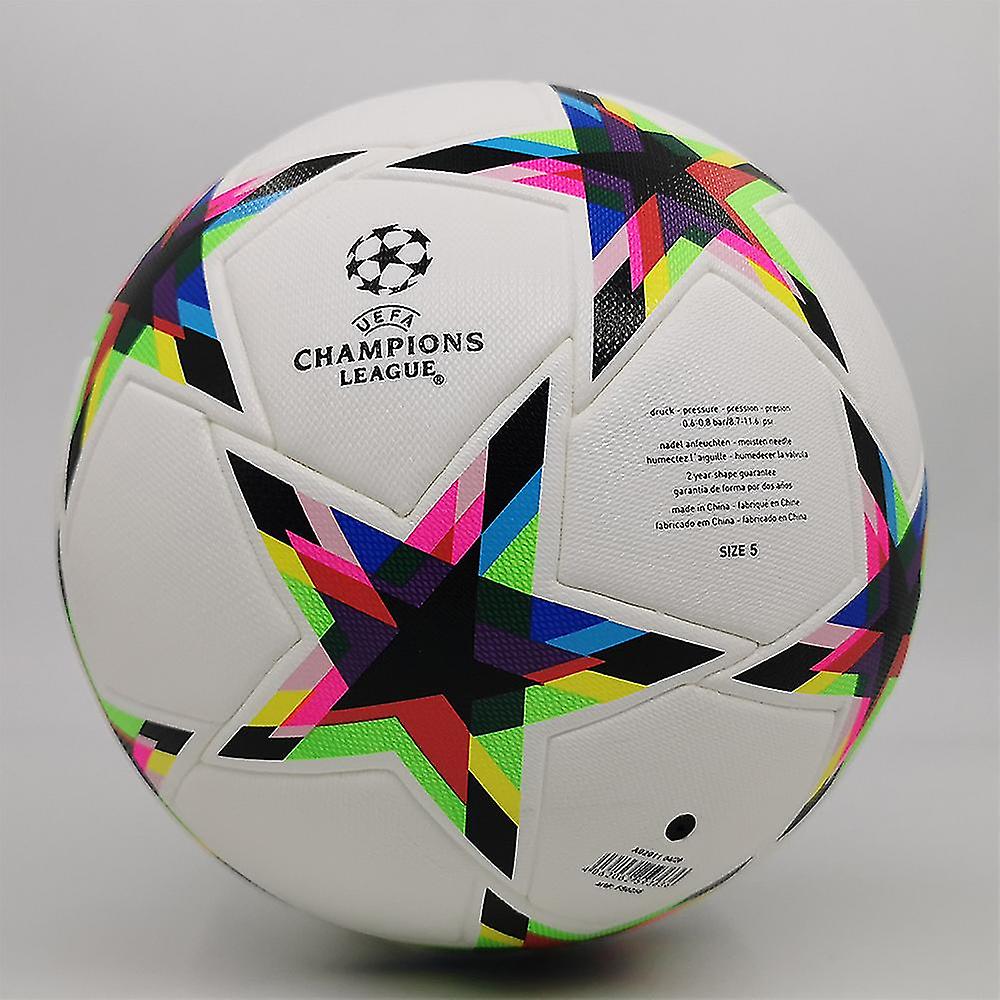 World Cup 2023 Football Ball Champions League Stars Pattern Soccer Training Ball Size 5