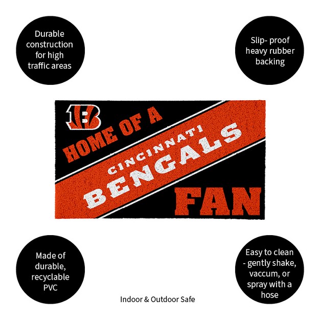 Evergreen Cincinnati Bengals Pvc Mat Color