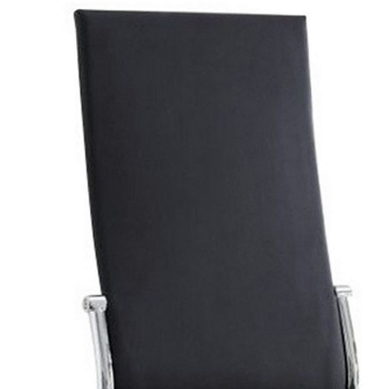 Kalawao Contemporary Side Chair， Black Finish， Set of 2