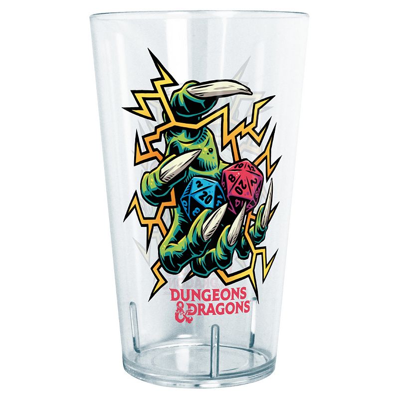 Dungeons and Dragons Lightning Dice Roll 24-oz. Tritan Plastic Tumbler