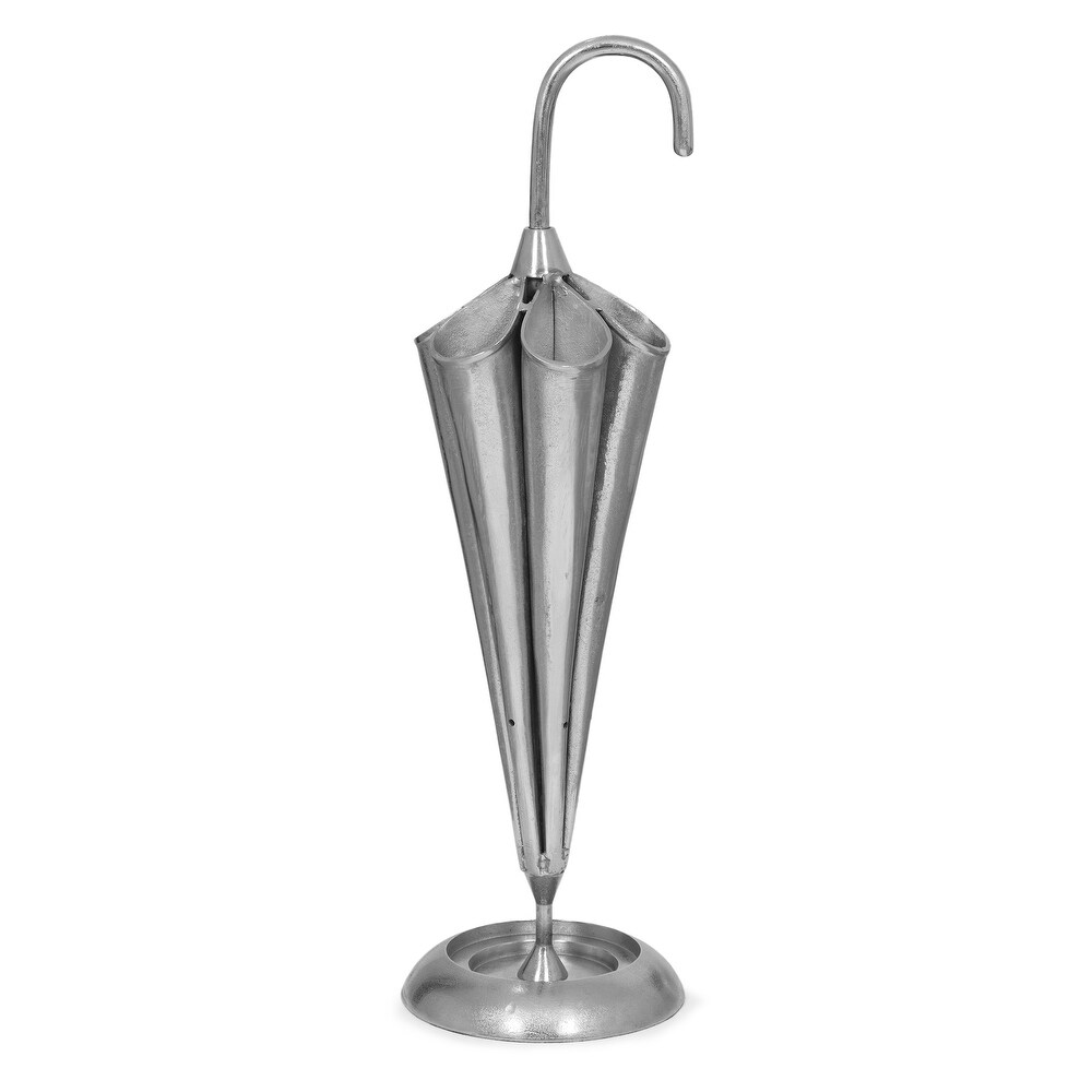 Addyston Indoor Aluminum Handcrafted Umbrella Stand Sculpture by Christopher Knight Home   10.50\