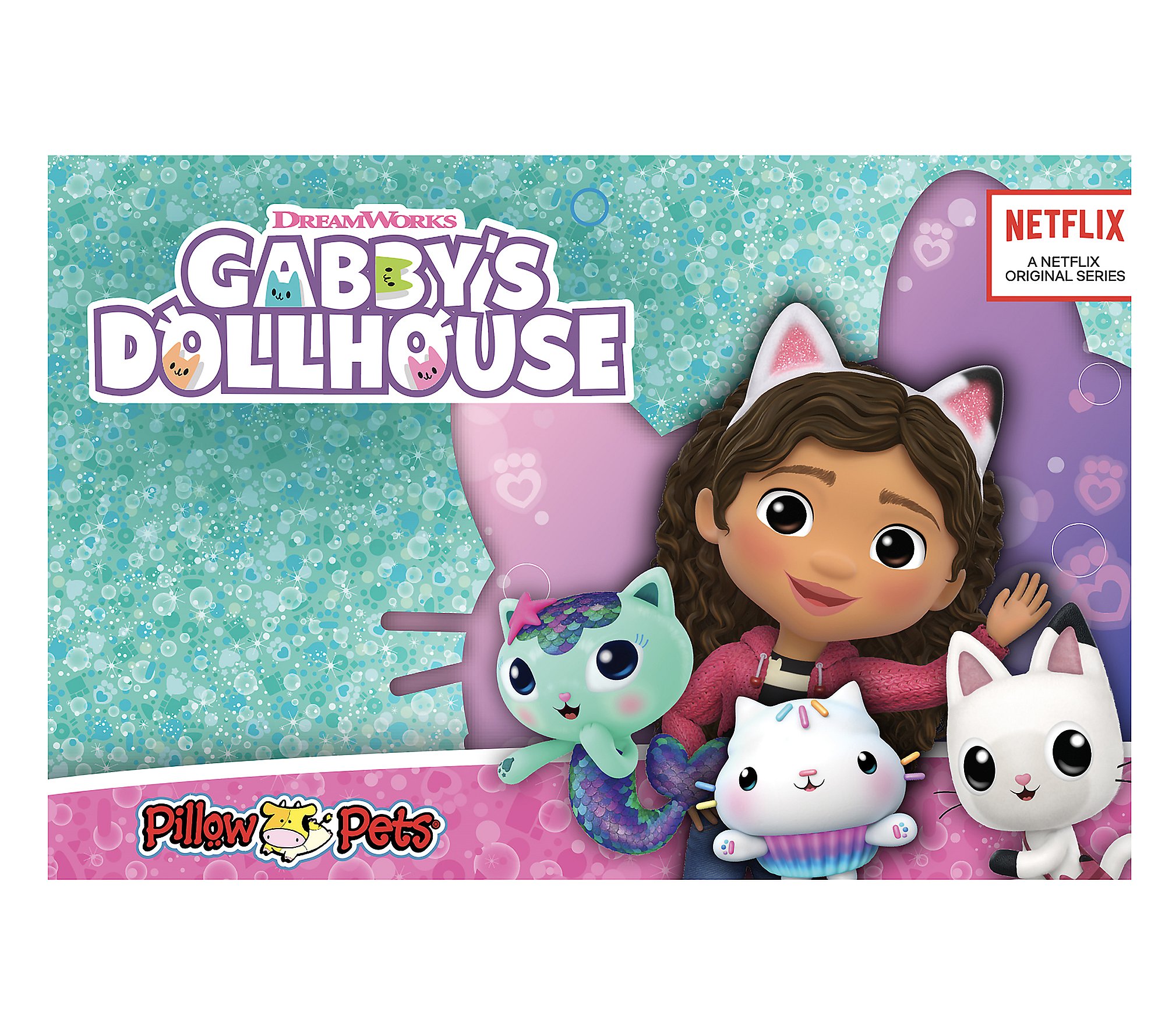 Pillow Pets Dreamworks Gabby's Dollhouse PandyPaws Plush Toy