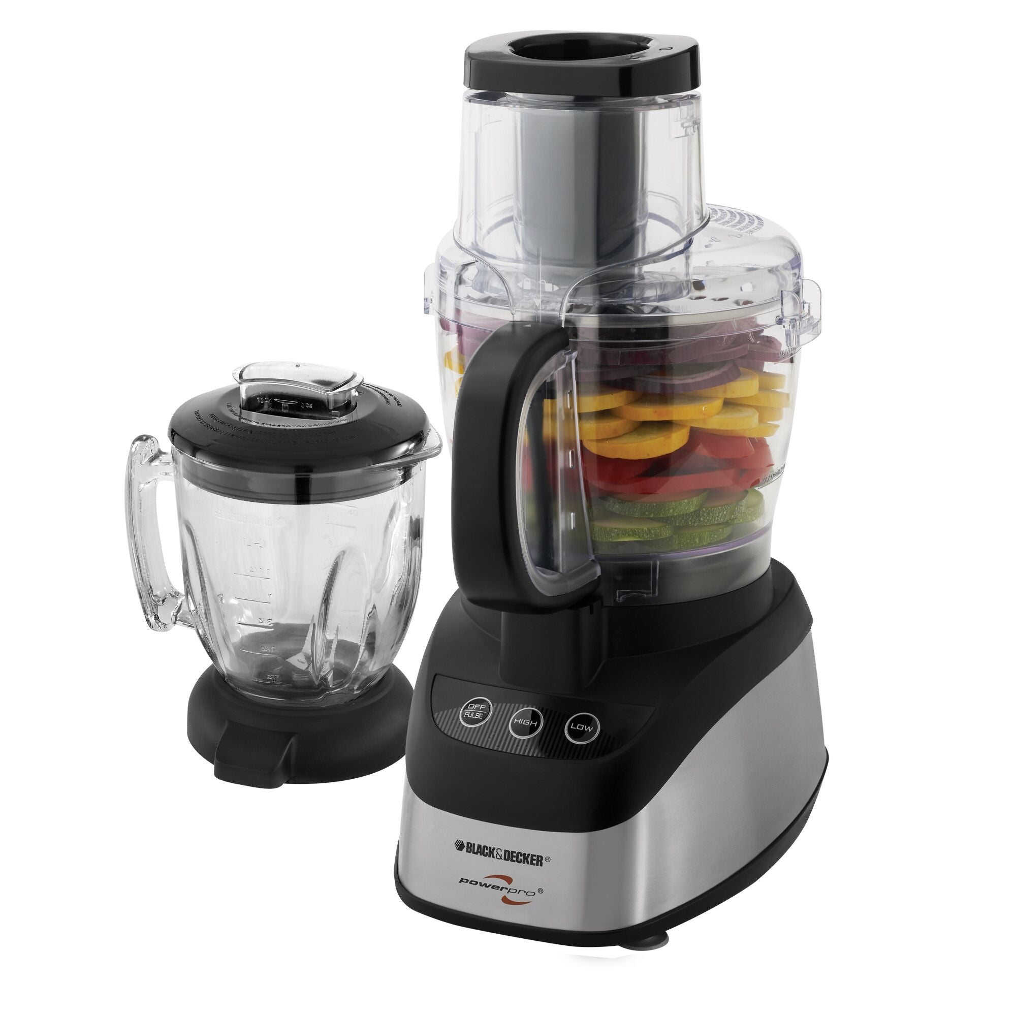 Power Pro 2-In-1 Food Processor And Blender