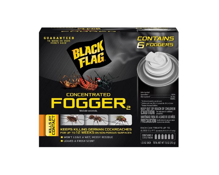 Black Flag Concentrated Fogger， 6 Pack-1.25oz Cans - HG-11079