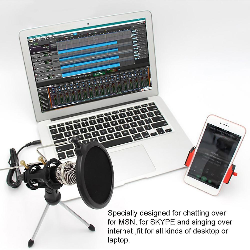 Online Voice Usb Condenser Microphone Mic For Laptop Computer