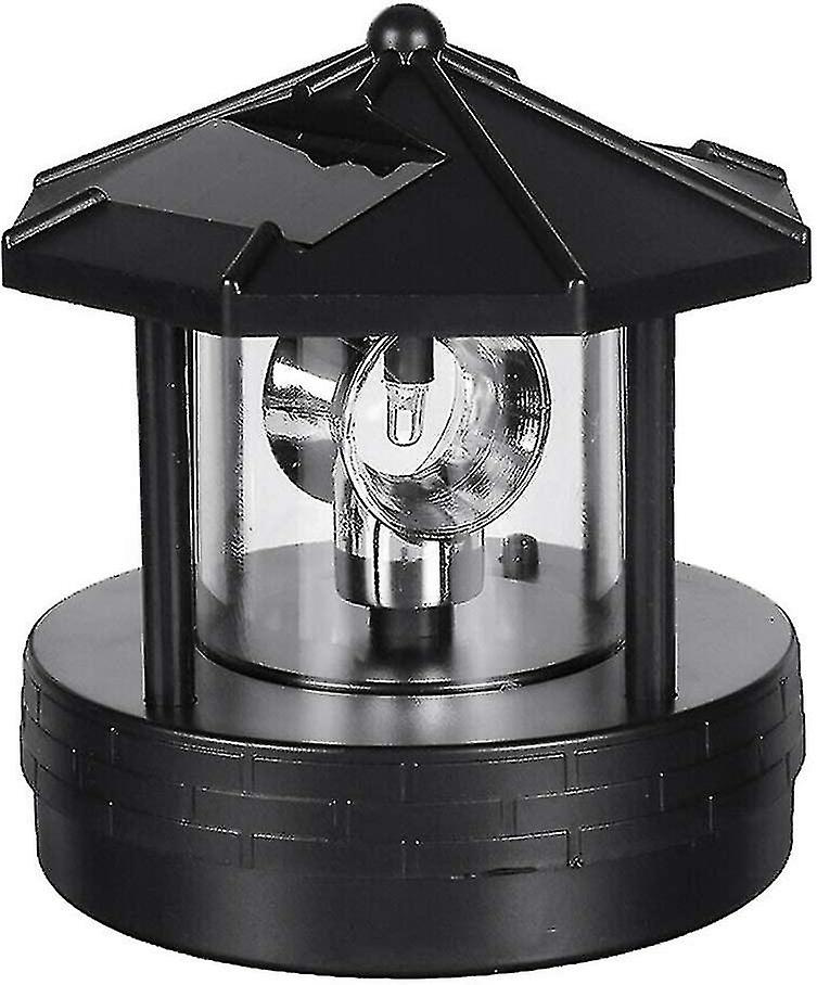 360 Degree Rotating Led Solar Light， Solar Led Light， Waterproof Lighthouse For Garden Yard Decoration