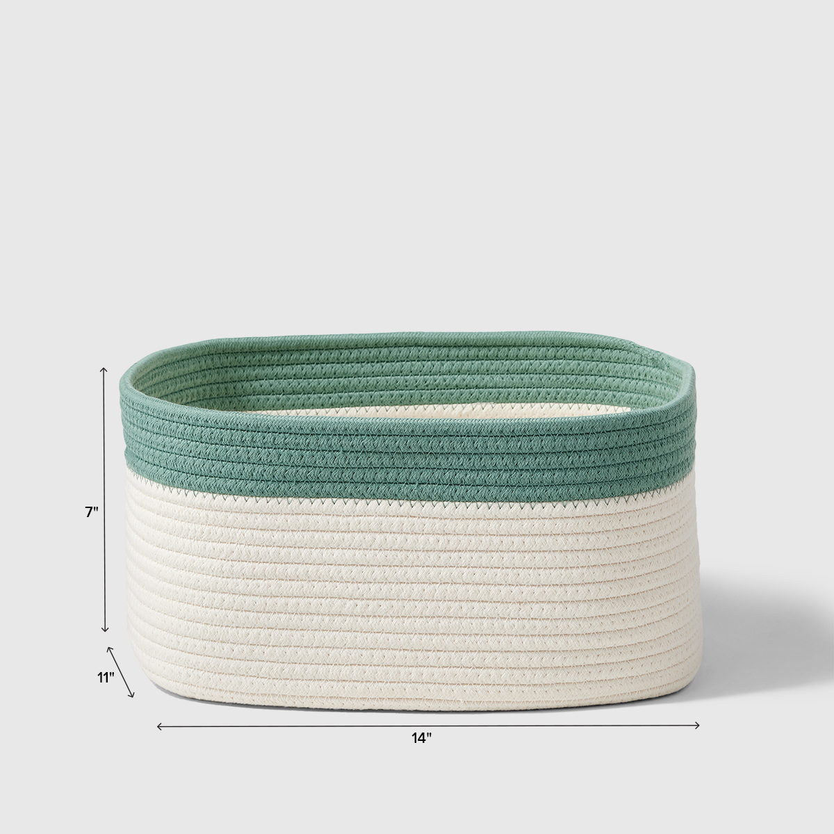 Marie Kondo Sage Green Small Kawaii Cotton Rope Bin