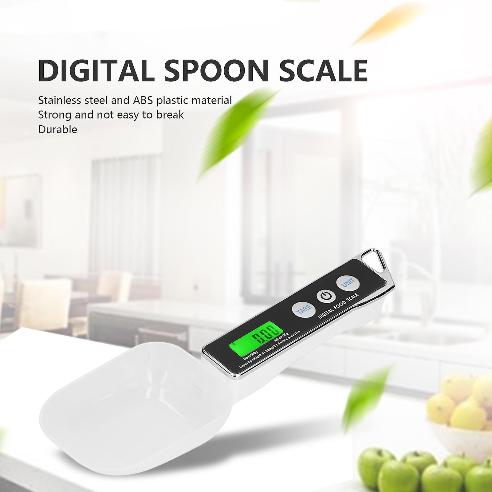 Digital Spoon Scaledigital Kitchen Scale Stainless Steel Food Measuring Scale With Handle For Coffee Powder，pills，tea，flour，oil， Baking[black  ]