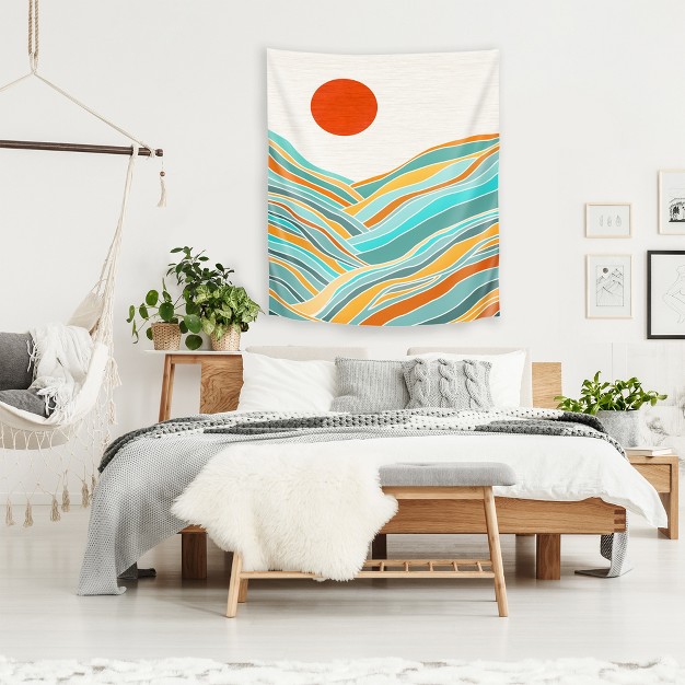 Americanflat Boho Coastal Sunset Landscape By Modern Tropical