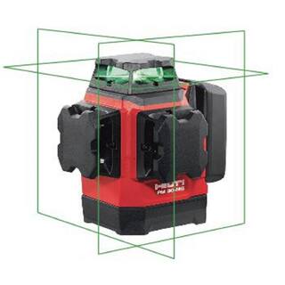 Hilti 33 ft. PM 30-MG Multi-Green Line Laser Level with Magnetic Bracket and Hard Case (Batteries not included) 2227742