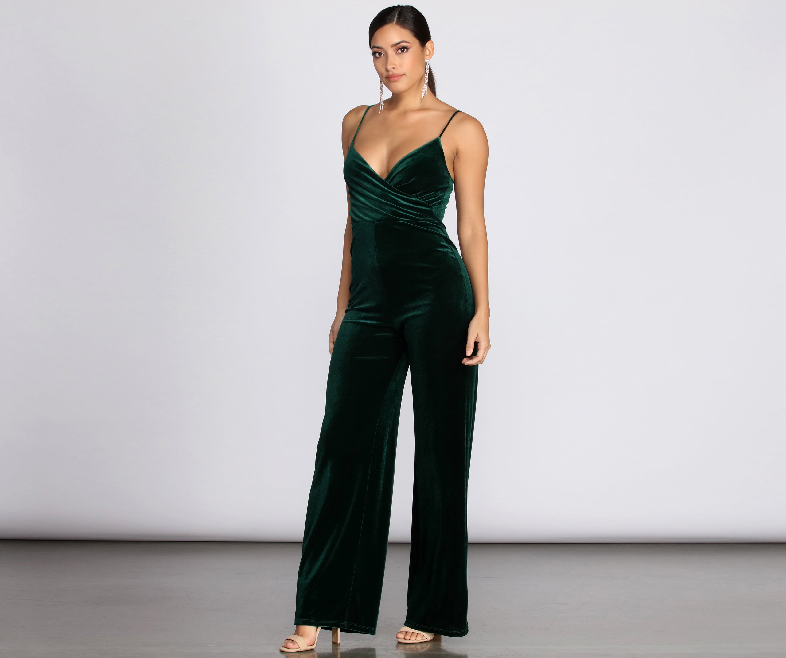 Irresistable In Velvet Jumpsuit