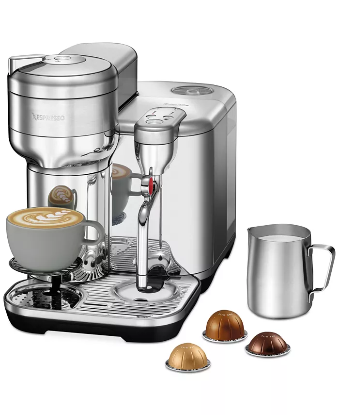 Breville Nespresso Vertuo Creatista by Coffee and Espresso Machine in Stainless Steel