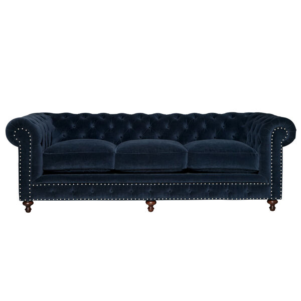 Berkeley Blue 98-Inch Sofa