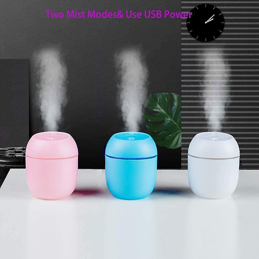 Usb-powered Mini Humidifiers For Bedroom Baby Home Office Car With Led，air Humidifier