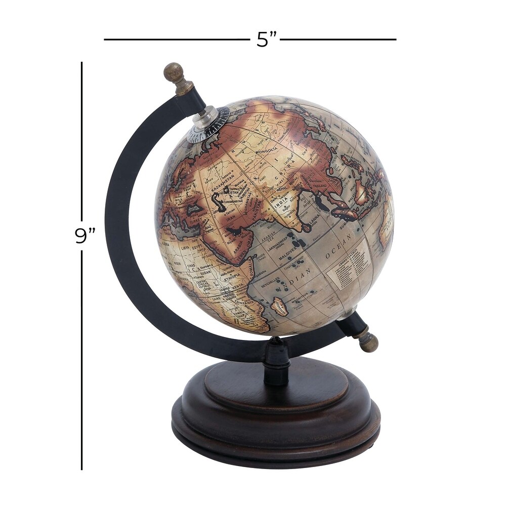 Wood Rustic Globe