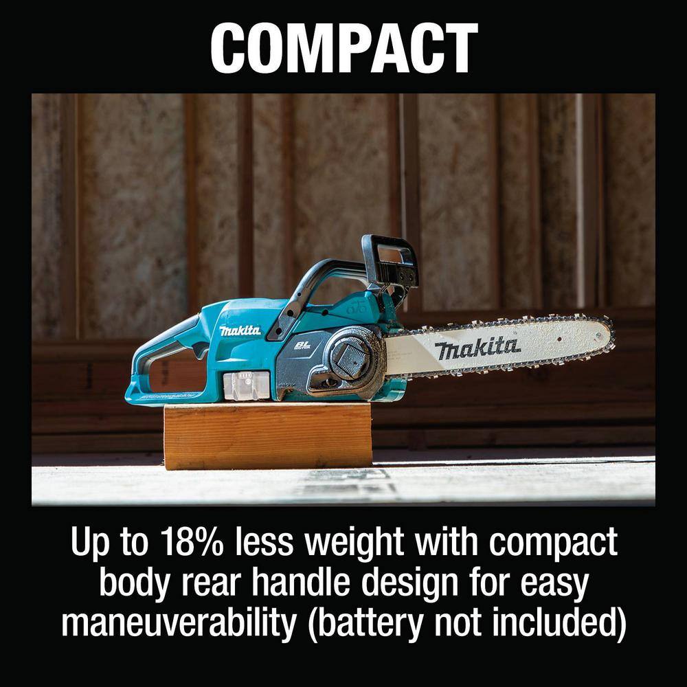 Makita LXT 14 in. 18V Lithium-Ion Brushless Battery Electric Chainsaw (Tool Only) XCU11Z