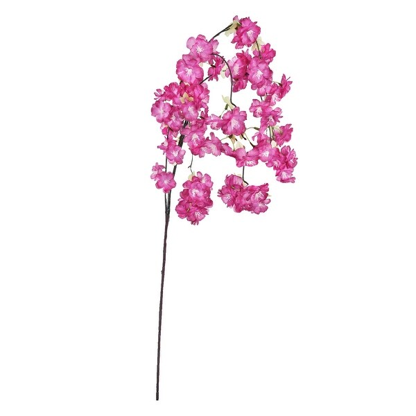 Set of 3 Artificial Hanging Japanese Cherry Blossom Flower Stem Spray 51in