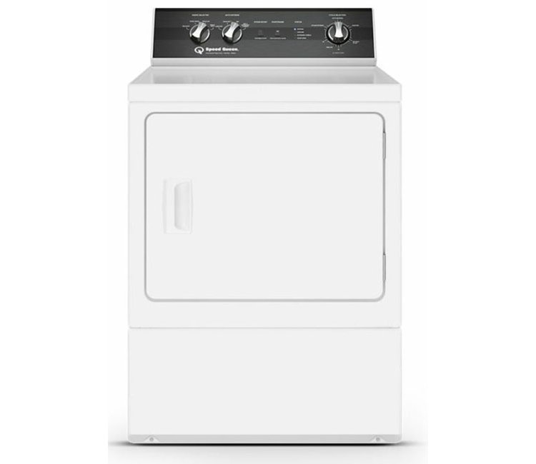 Speed Queen ADA 7 Cu. Ft. White Gas Dryer With Steam