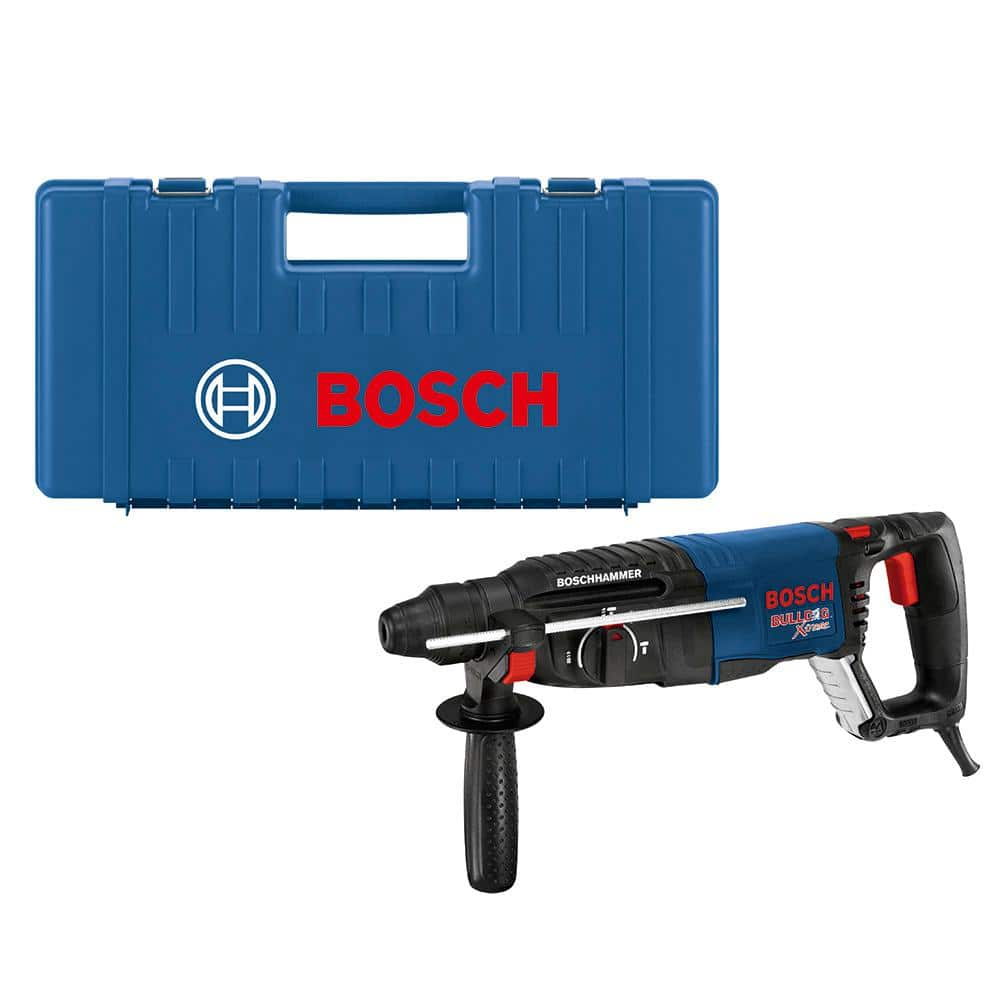 Bosch Bulldog Xtreme 8 Amp 1 in. Corded Variable Speed SDS-Plus Concrete/Masonry Rotary Hammer Drill with Carrying Case 11255VSR