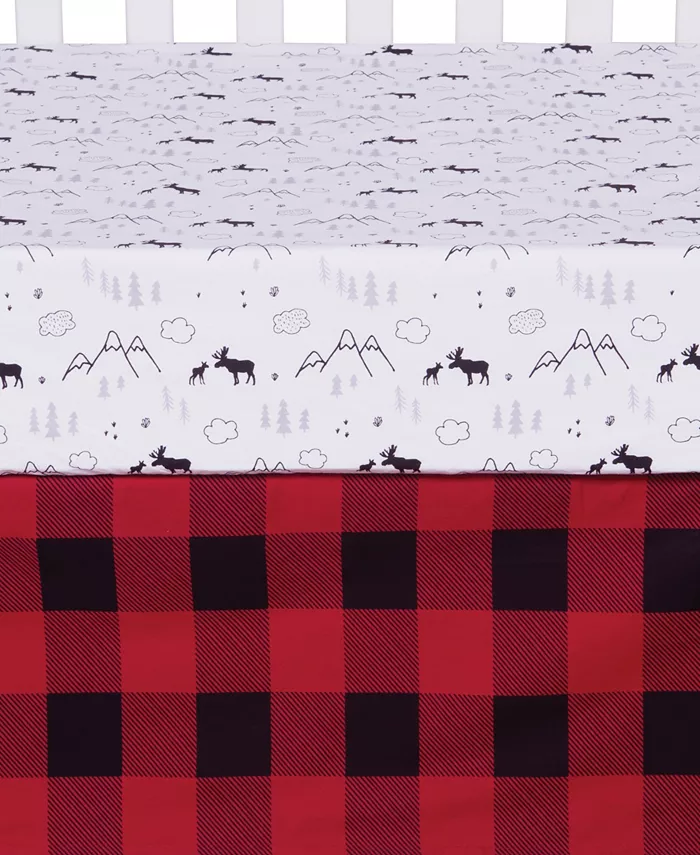 Trend Lab Lumberjack Moose Nursery Bedding Sets