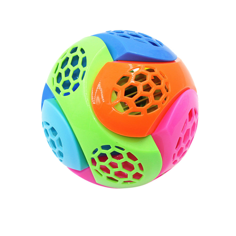 Education Fashion Music New Light-Up Ball Flash Kid Creative Puzzle Electric Bouncing Toy Pool Toys For Toddlers 1-3 Other Multicolor