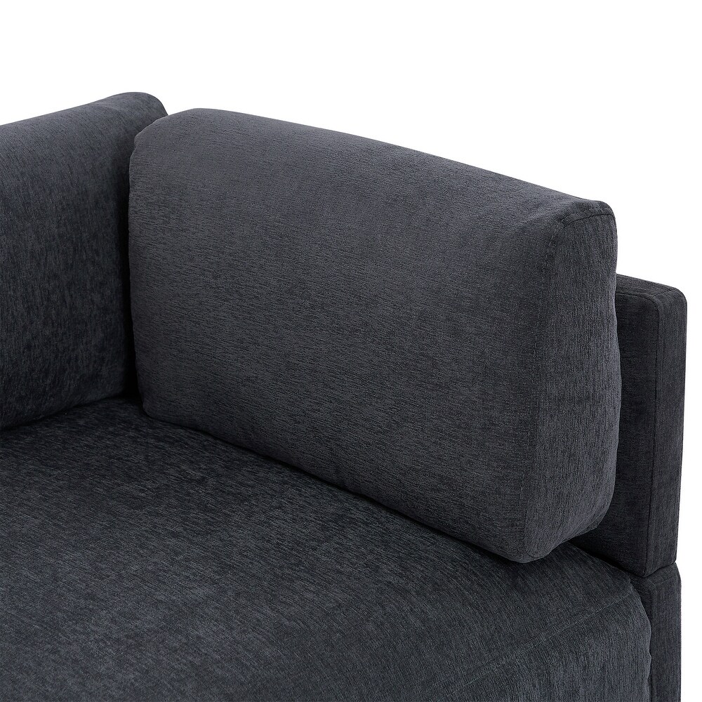 Upholstery Convertible Sectional Sofa  L Shaped Couch