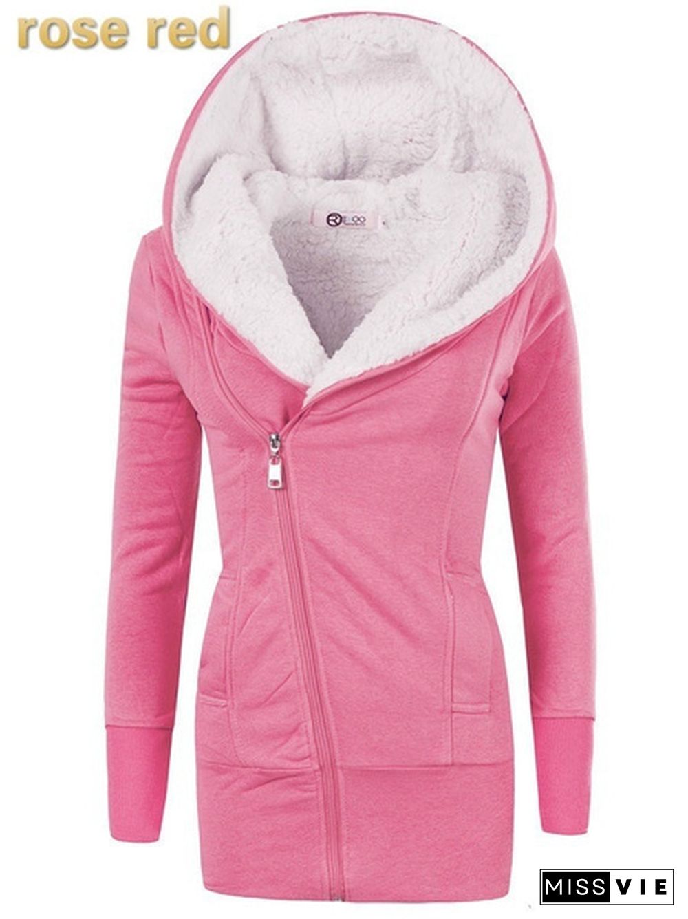 Womens Cotton Sport Hoody Hoodie Sweater Lady's Hooded Pullover Sweatshirt Jumper Coat Jacket