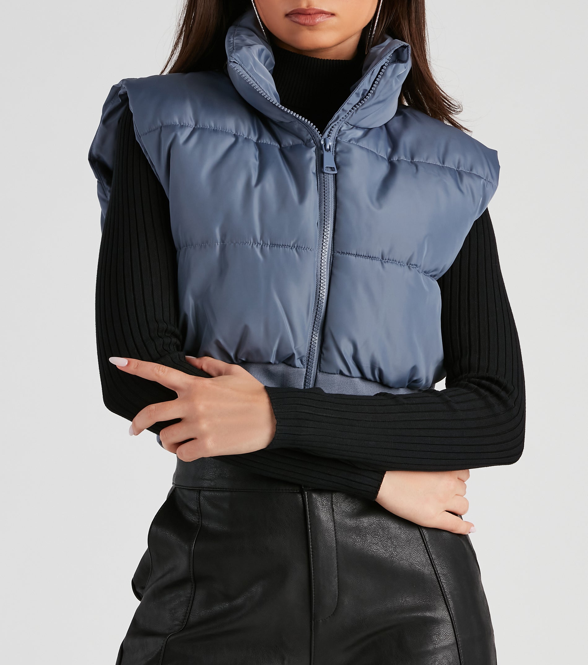 Winter Must-Have Cropped Puffer Vest