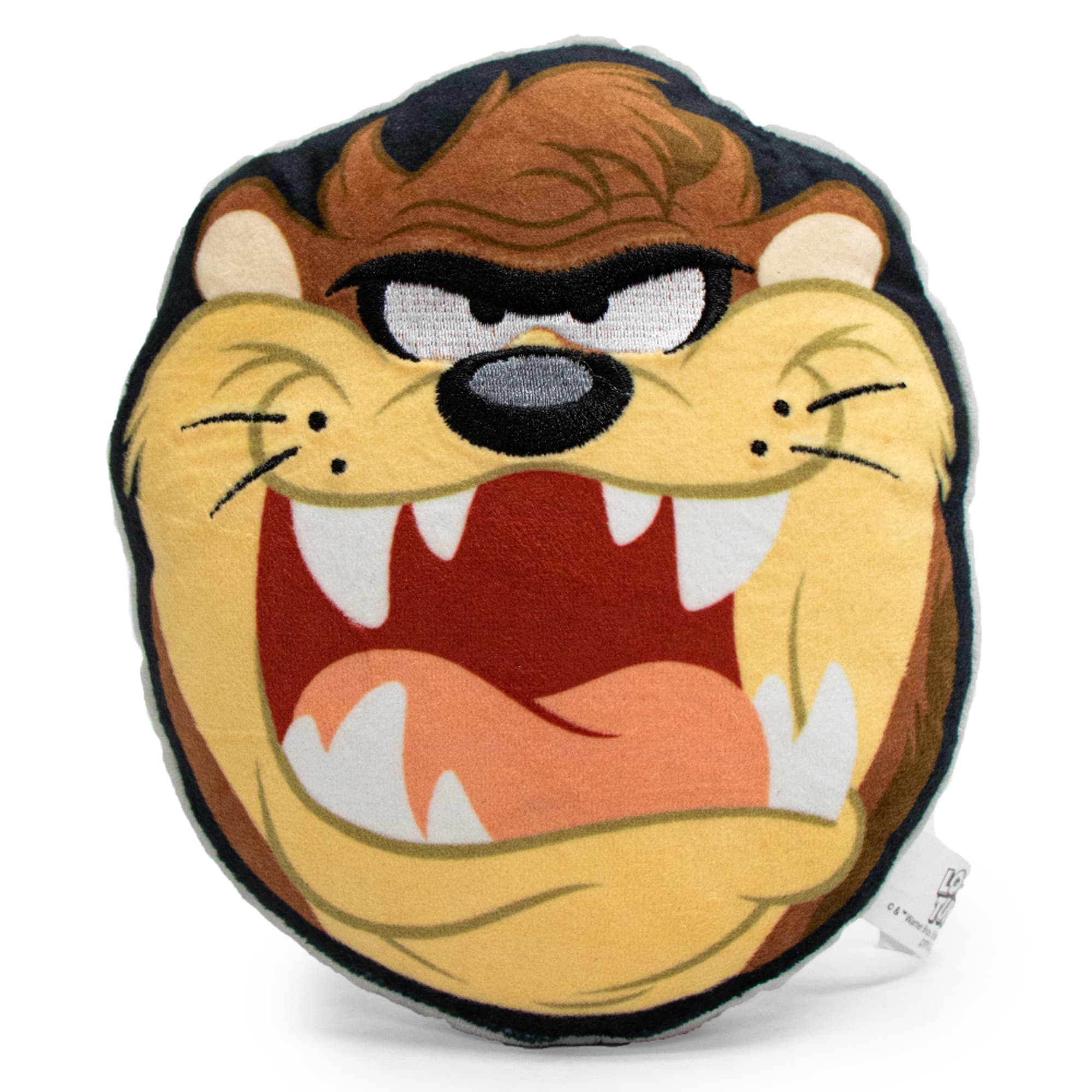 Buckle-Down Looney Tunes Taz Growling Face Plush Squeaker Dog Toy， Small