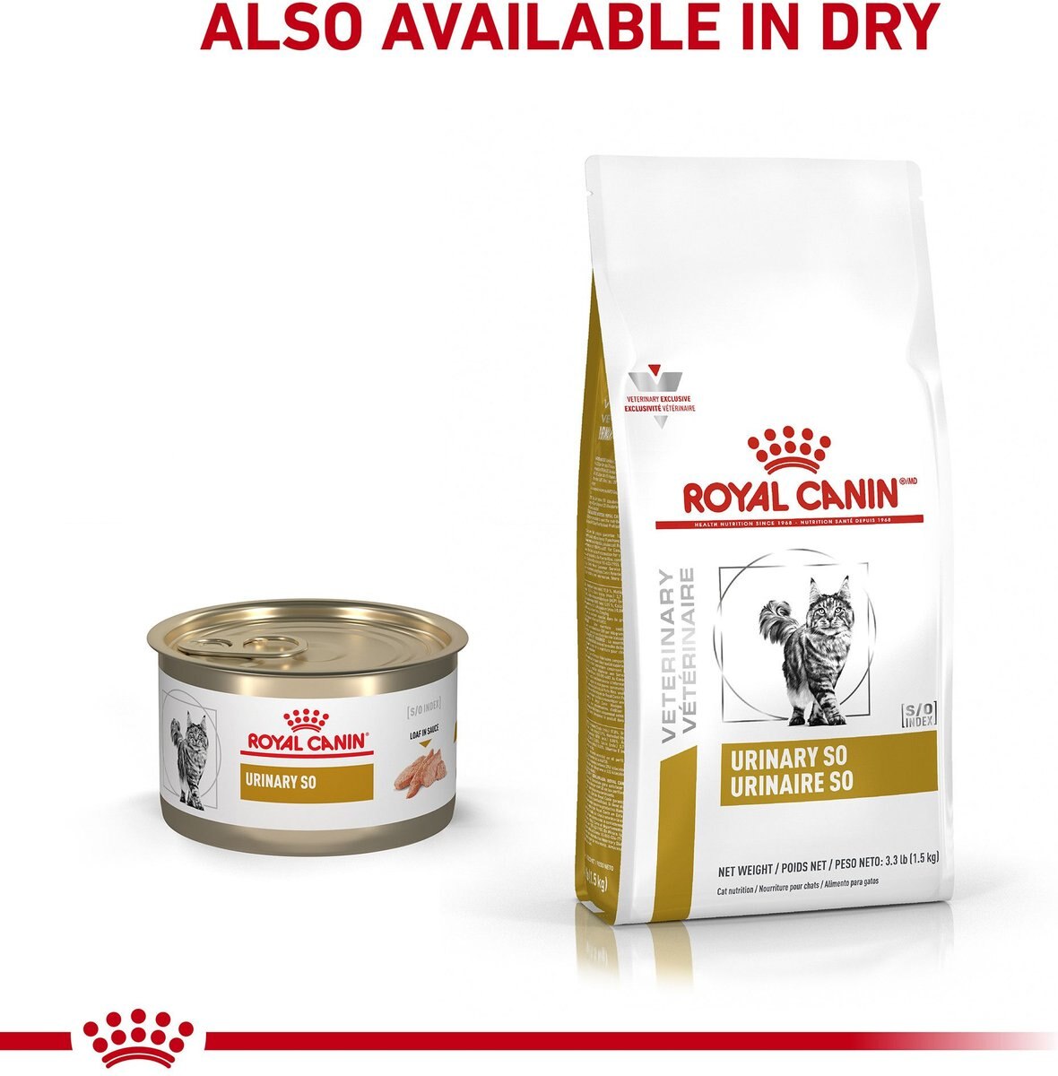 Royal Canin Veterinary Diet Adult Urinary SO Loaf in Sauce Canned Cat Food