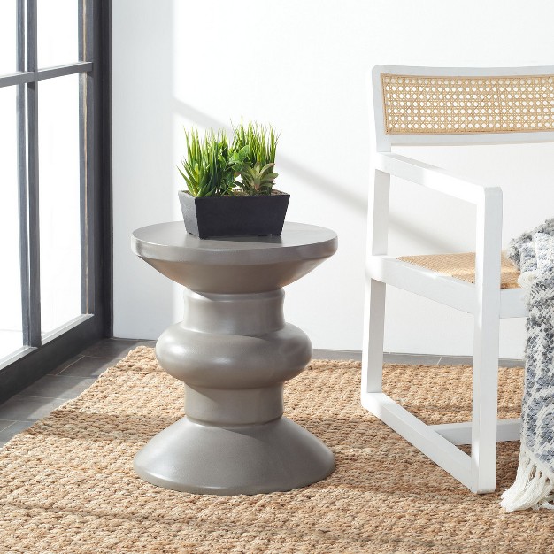 Jiraiya Concrete Accent Stool Safavieh