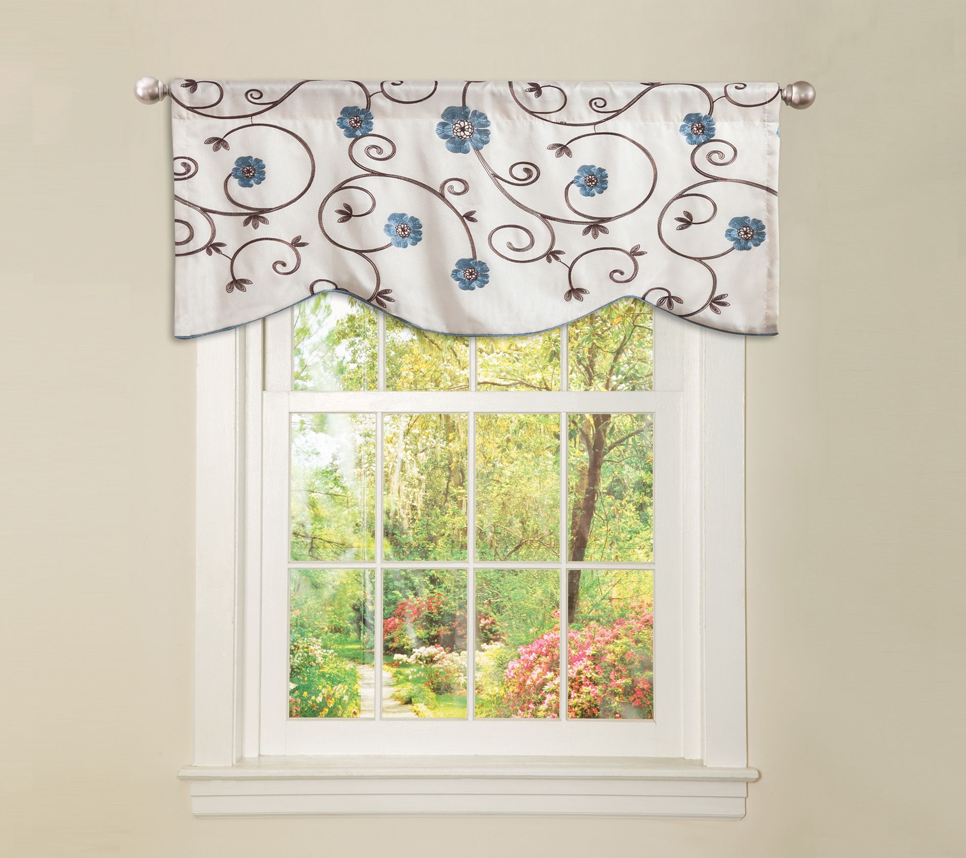 Royal Garden Single Valance by Lush Decor