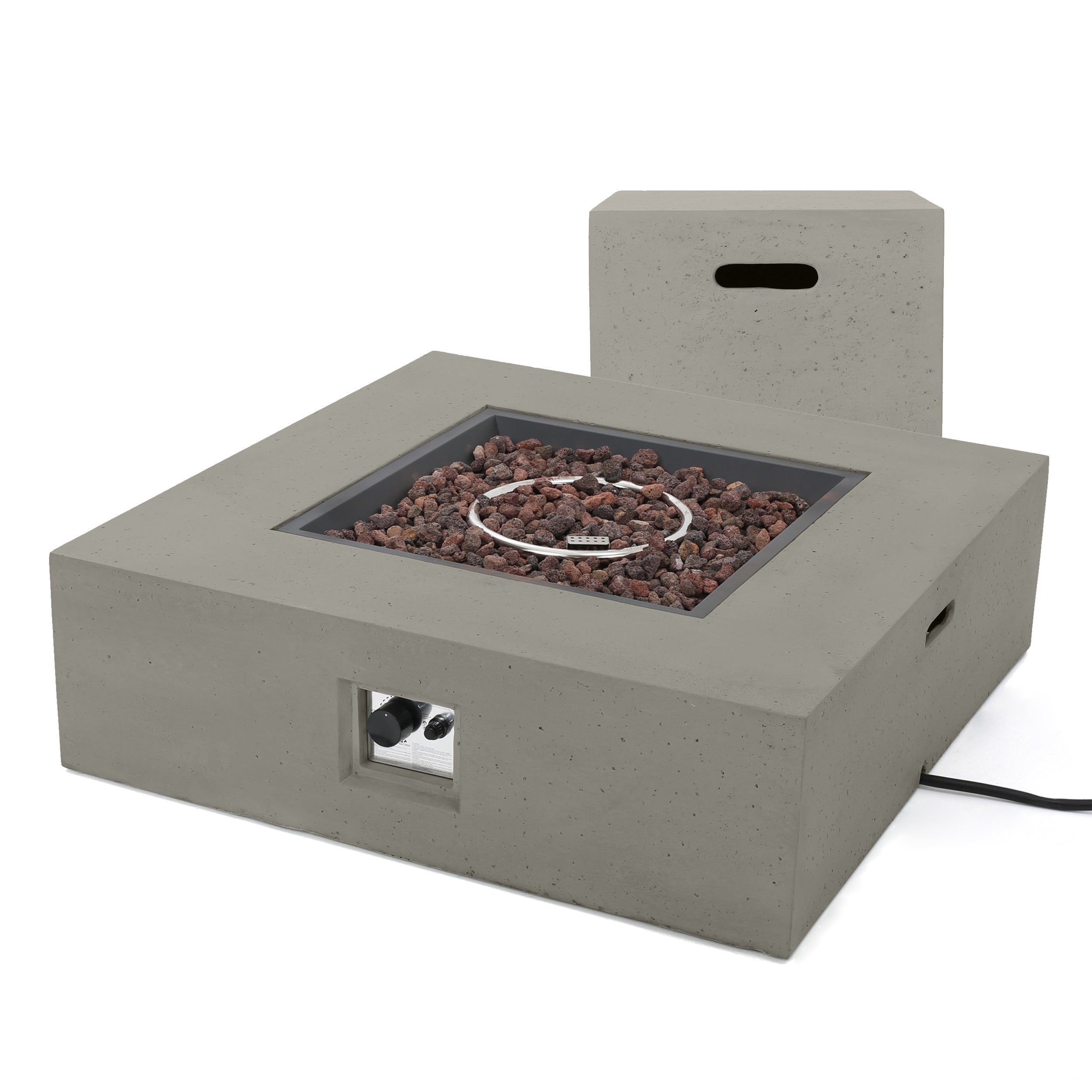 Hearth Square 50K BTU Outdoor Propane Fire Pit Table