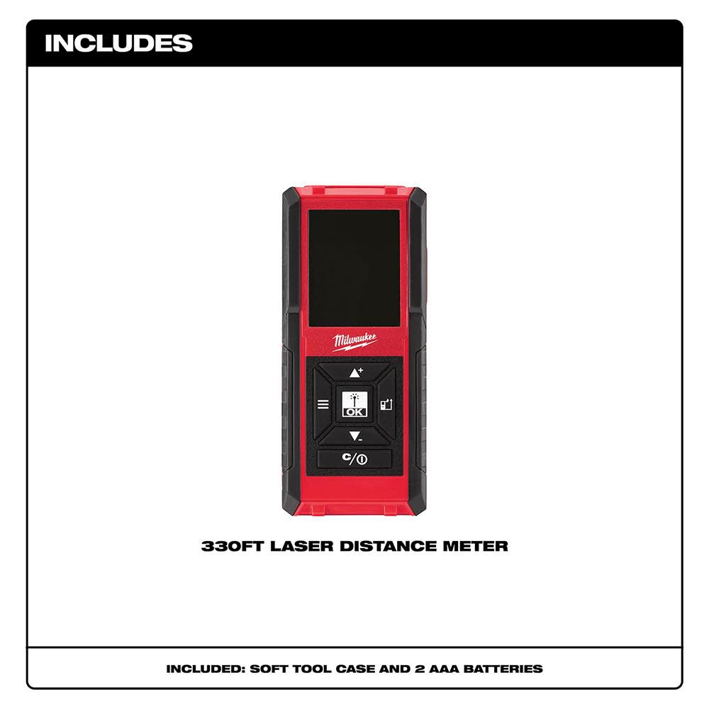 MW 330 Ft. Laser Distance Meter 48-22-9803 from MW