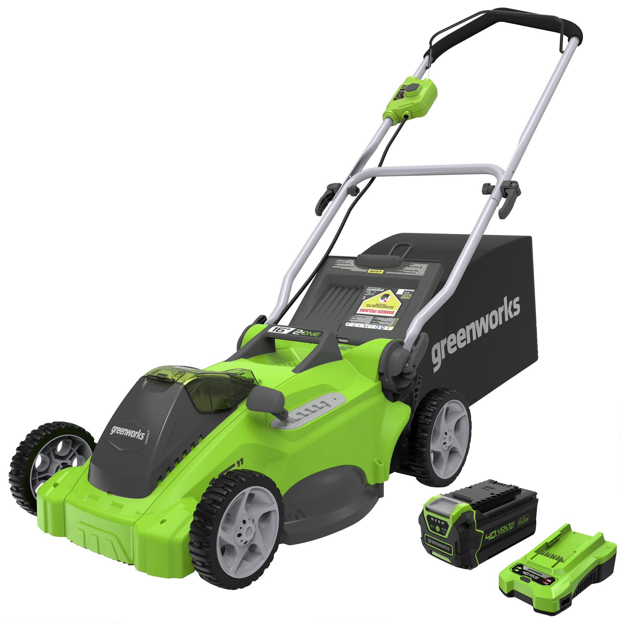 40V 16-Inch Cordless Lawn Mower | Greenworks