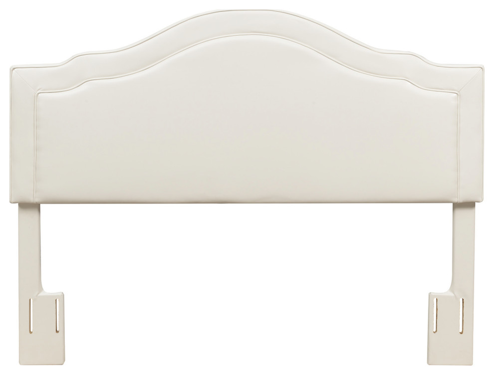 Edmond Queen Headboard Beige   Transitional   Headboards   by Steve Silver  Houzz