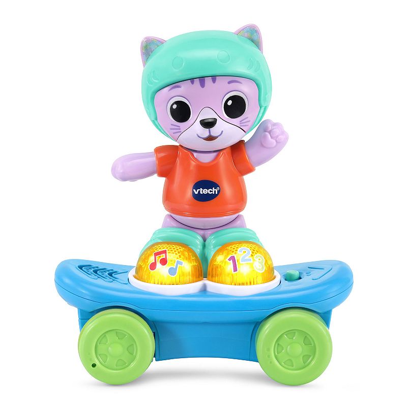 VTech Pull Back Skater Cat Toy