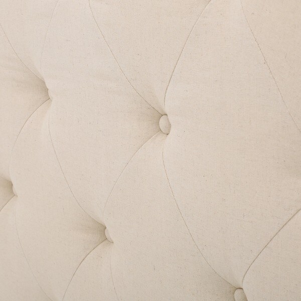 Marlen Adjustable Full/ Queen Tufted Fabric Headboard by Christopher Knight Home - - 12186817