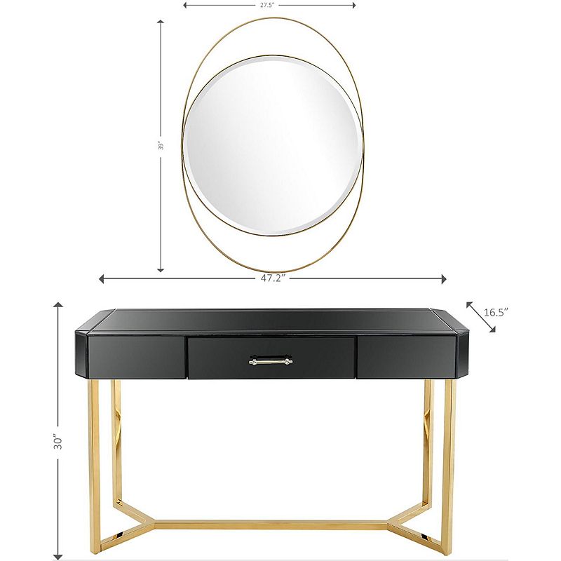 Camden Isle a Wall Mirror and Console Table