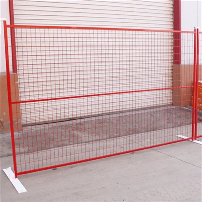 Canada 6'X9.5' Standard Construction Outdoor Temporary Fence Pvc Coated