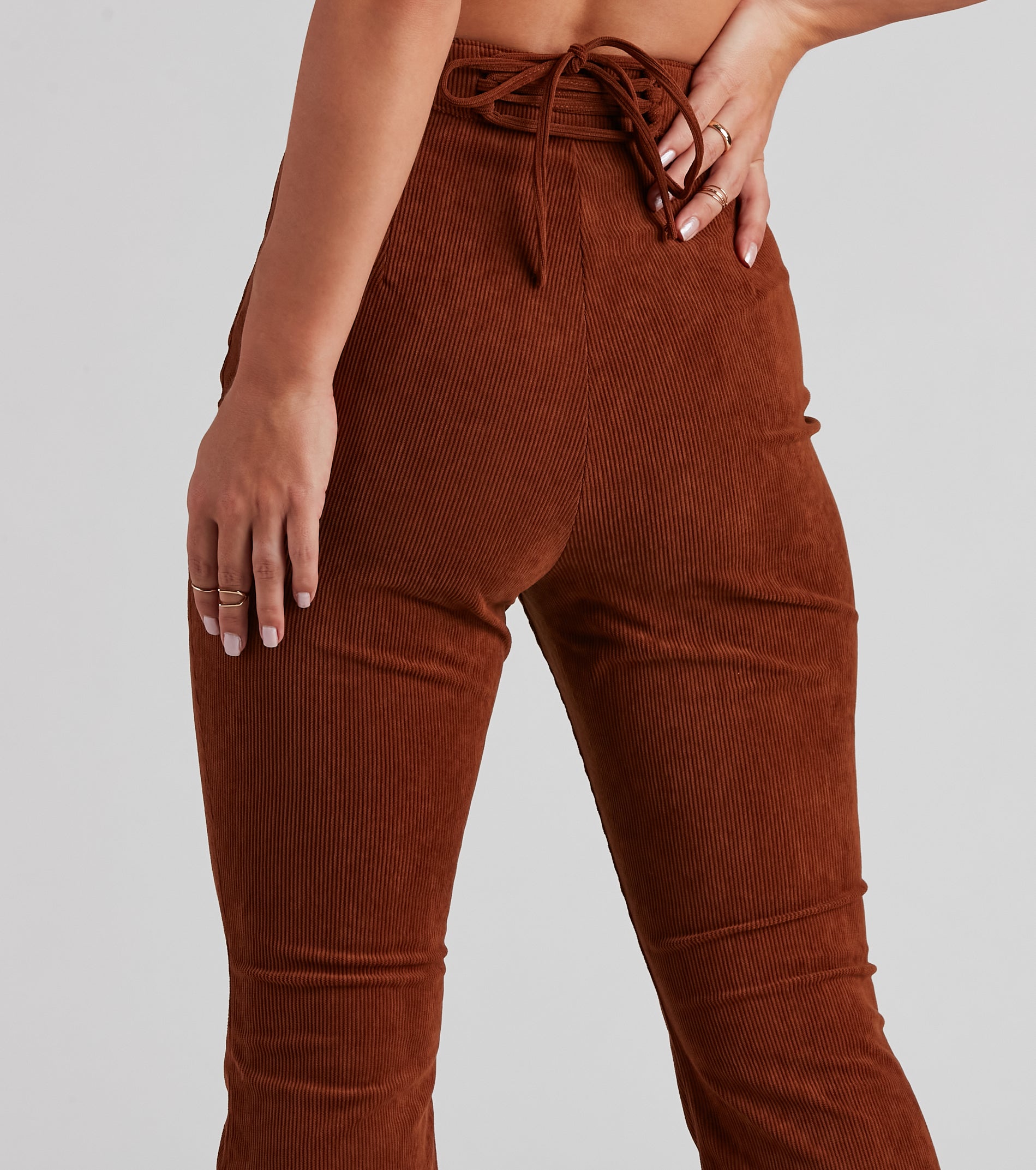 Break The Record Corduroy Flare Pants