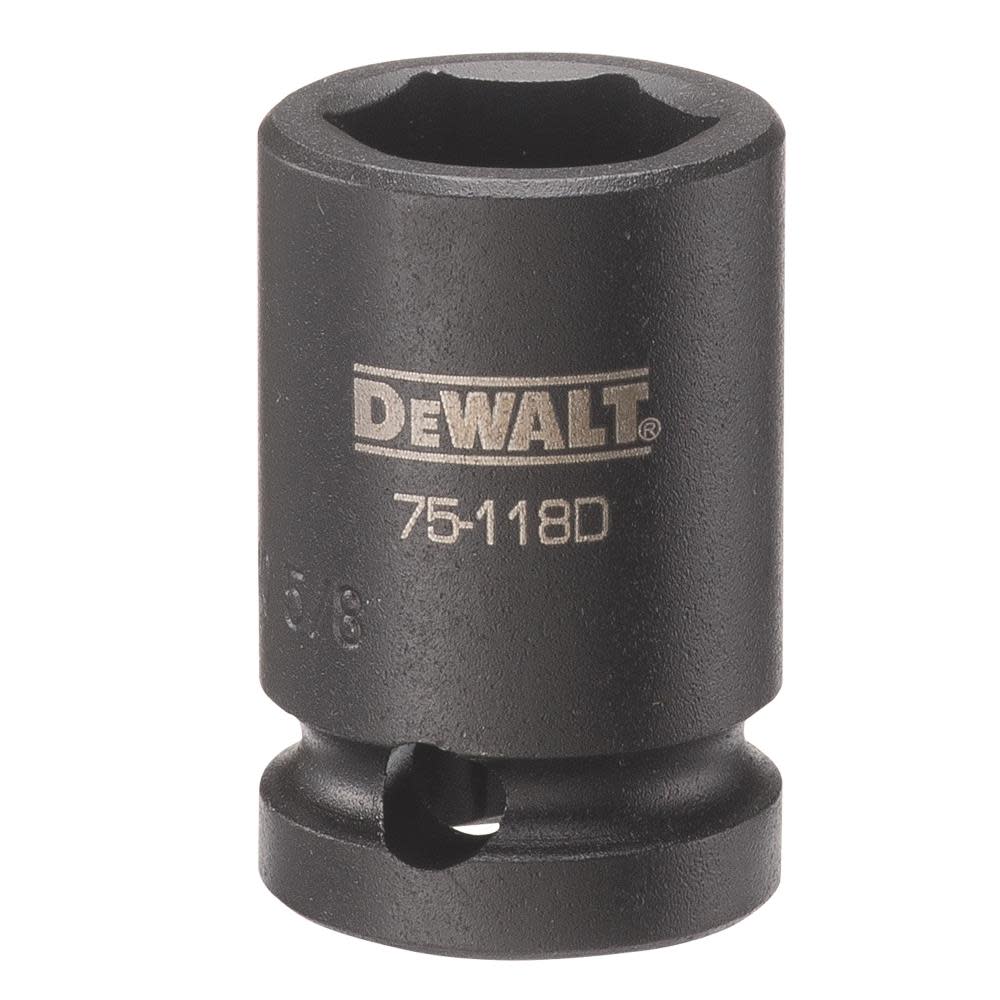 DW 1/2 Drive X 5/8 6PT Standard Impact Socket DWMT75118OSP from DW