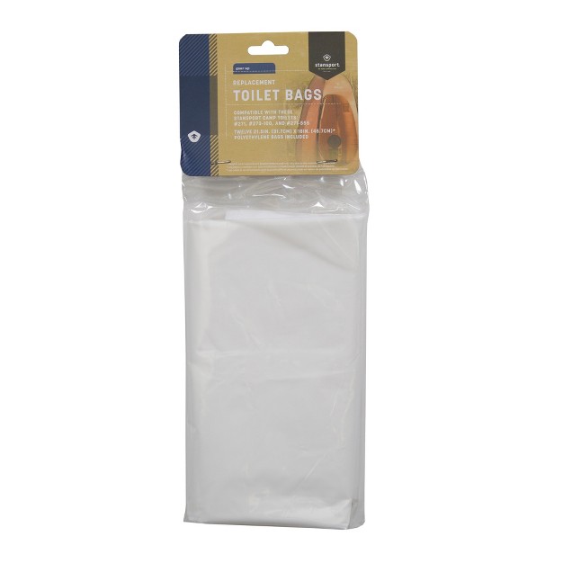 Stansport Toilet Bags 12 Pack