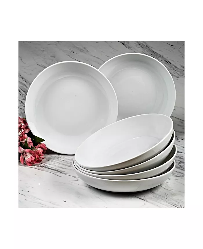 Certified International Bianca Dinner Bowls Set of 6