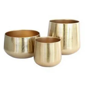 Home Interior Design Copper Metal Planter Home Indoor Outdoor Garden Usage Customized Size Metal Planter