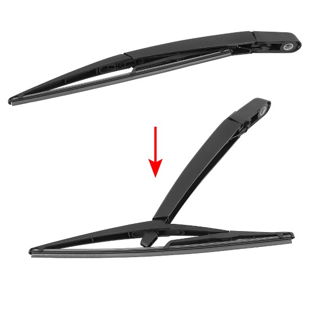 Unique Bargains Rear Windshield Wiper Blade Arm Set Black 12 Inch For Mercedes benz E Class W212 Sedan Wagon 2009 2019